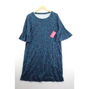 NWT‎ Isaac Mizrahi floral flare dress womens small cottagecore prairie peasant